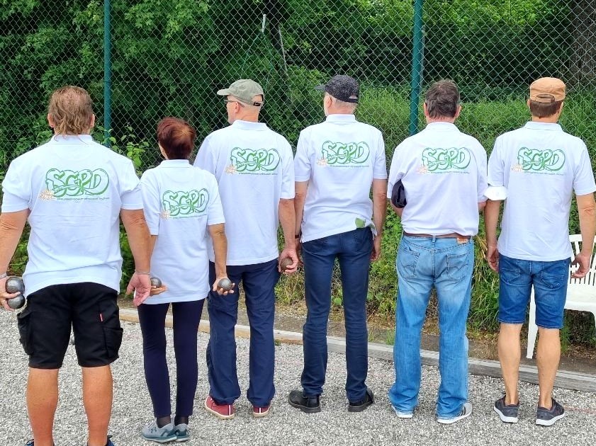 Boule Mannschaft Trikots der SG Petanque Dachau Bayern Deutschland